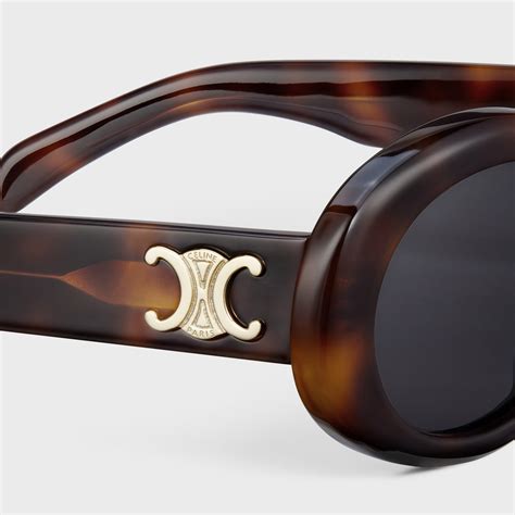 celine triomphe 01 zonnebril|TRIOMPHE 01 SUNGLASSES IN ACETATE .